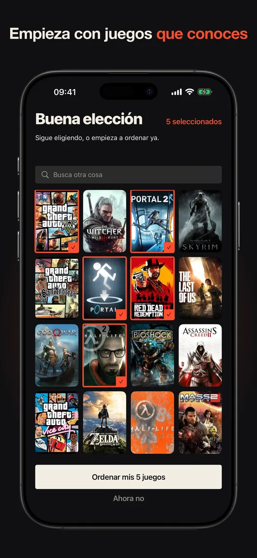Empieza con juegos que conoces