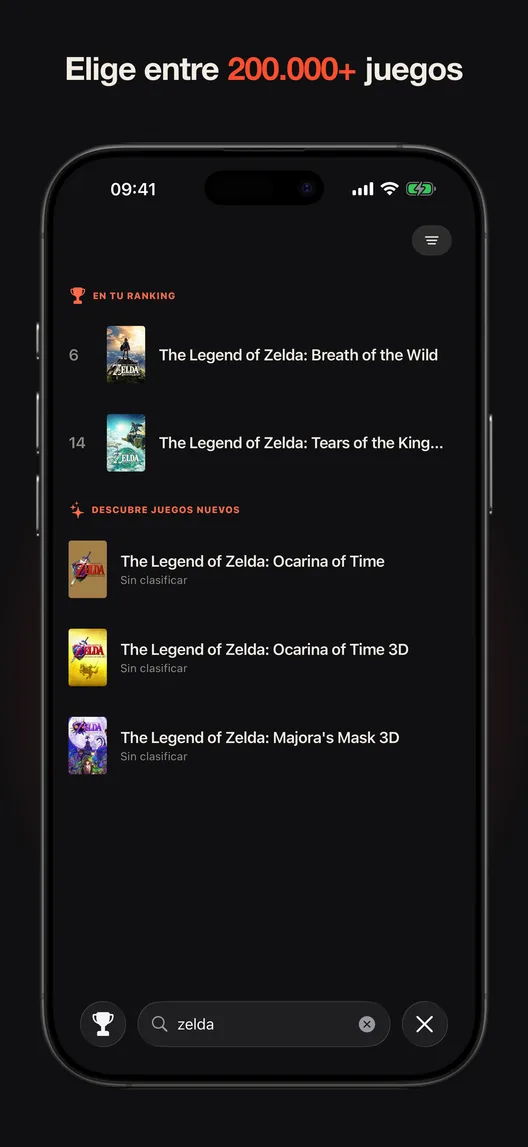 Elige entre 200.000+ juegos