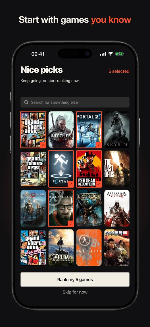 Start with games you know