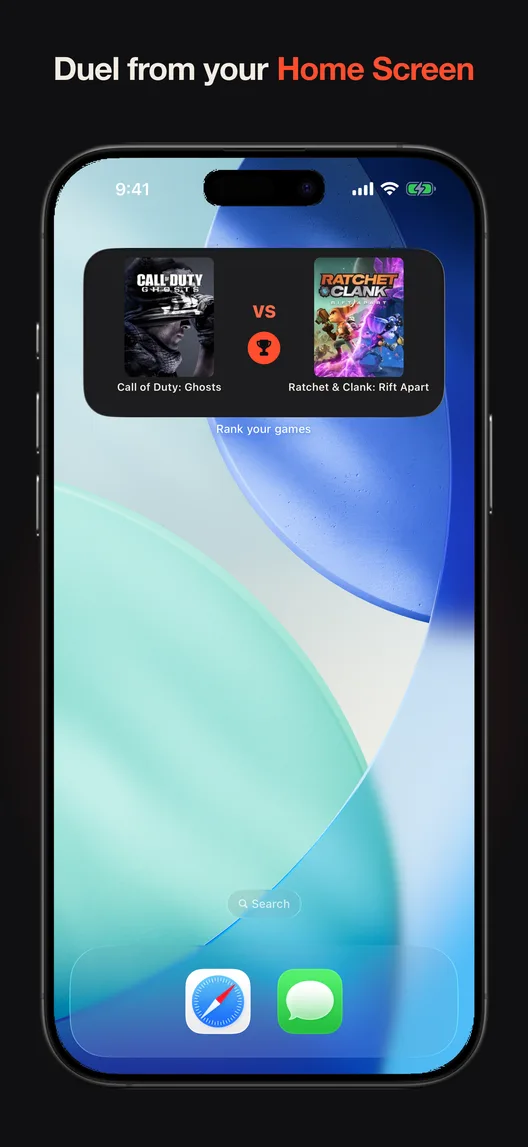 Duel from your Home Screen